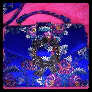 Beautiful ALDO blue floral purse
